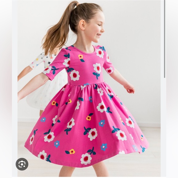 Hanna Andersson Other - Hanna Andersson Girl’s Flower Twirl Dress